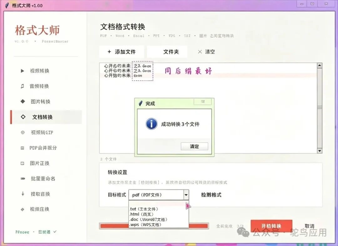格式大师 v1.0 离线转换工具
