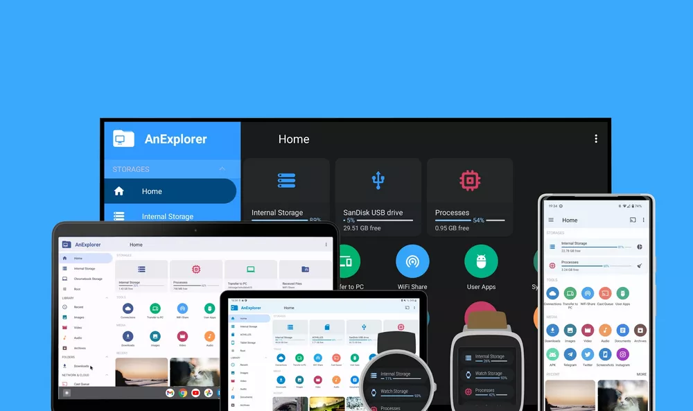 AnExplorer v6.0.9 支持电视/手机/手表/VR头显的文件管理工具-第1张图片-链界 AnExplorer v6.0.9 支持电视/手机/手表/VR头显的文件管理工具-第1张图片-链界